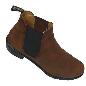 Blundstone BL1970 Ankle Chelsea Boot Women Sz 8 Antique Brown Leather
